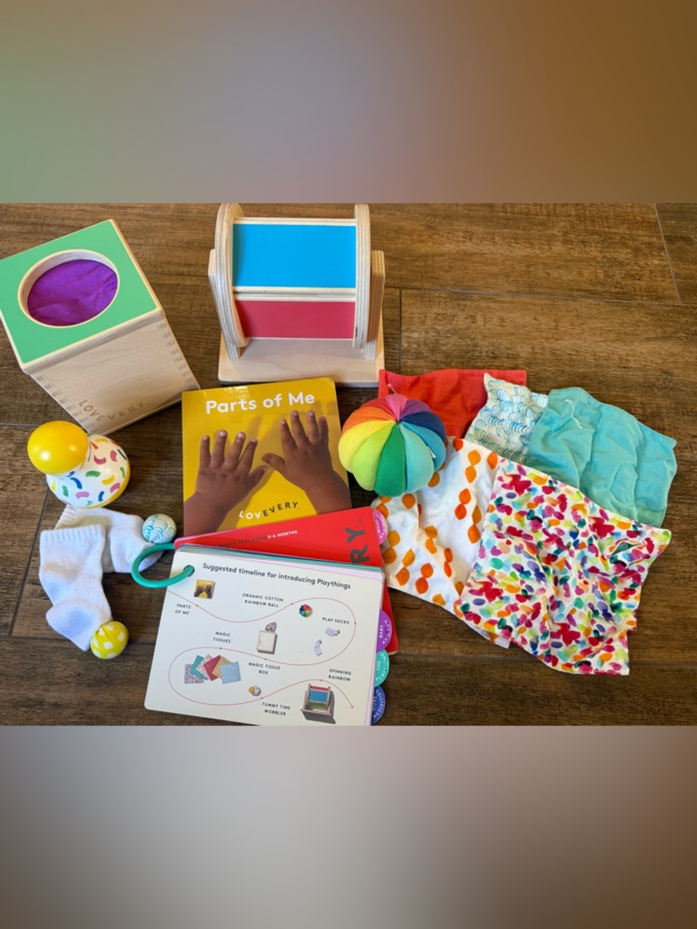 Lovevery Sensory Play Kit - Multi-Color Developmental Toys for Kids
